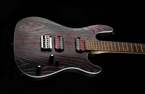 Cort KX300 Etched (Black Red): 3