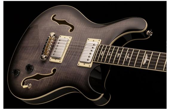 PRS SE Hollowbody II (Charcoal Burst): 2