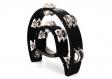 Maxtone 818 Dual Power Tambourine (Black): 1