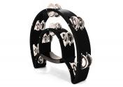 Maxtone 818 Dual Power Tambourine (Black)