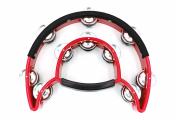 Maxtone 818N/P Power-2 Tambourine w/Protecting Trim (Red)