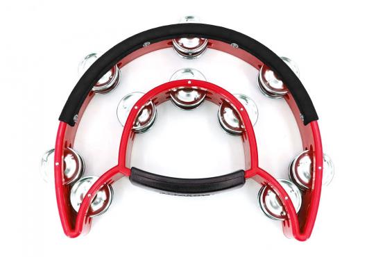 Maxtone 818N/P Power-2 Tambourine w/Protecting Trim (Red): 1