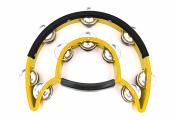 Maxtone 818N/P Power-2 Tambourine w/Protecting Trim (Yellow)