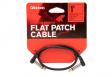 D'Addario PW-FPRR-01 Custom Series Flat Patch Cable (30cm): 1