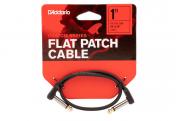 D'Addario PW-FPRR-01 Custom Series Flat Patch Cable (30cm)