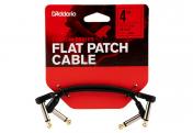 D'Addario PW-FPRR-204 Custom Series Flat Patch Cables (10cm)