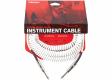 D'Addario PW-CDG-30WH Coiled Instrument Cable - White (9m): 1