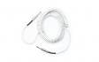 D'Addario PW-CDG-30WH Coiled Instrument Cable - White (9m): 2
