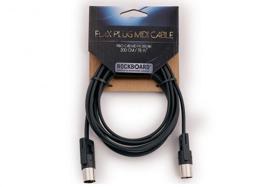 ROCKBOARD RBO CAB MD FX 200 BK RockBoard FlaX Plug MIDI Cable, 200 cm: 1