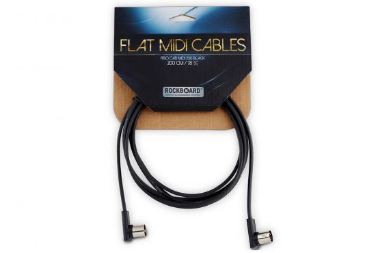 ROCKBOARD RBO CAB MIDI 200 BK Flat MIDI Cable - Black, 200 cm: 1