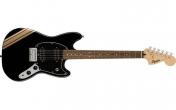 Squier by Fender BULLET MUSTANG FSR HH BLACK w/COMPETITION STRIPES