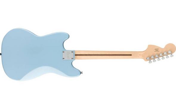 Squier by Fender BULLET MUSTANG FSR HH DAPHNE BLUE w/COMPETITION STRIPES: 2