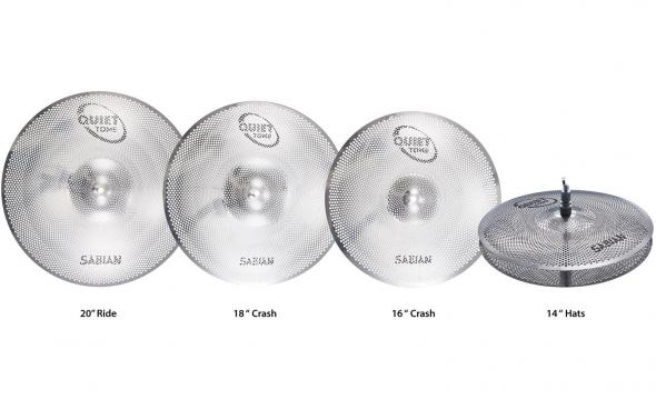 Sabian QTPC504 Quiet Tone Practice Cymbals Set: 2