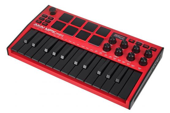 Akai MPK Mini MK3 Red MIDI: 3