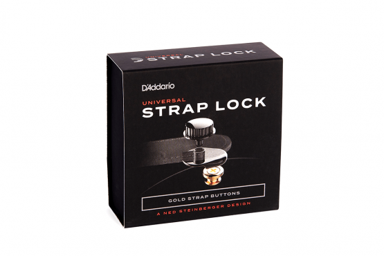D'addario PW-SLS-03 Universal Strap Lock System (Gold): 5
