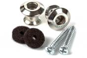 Dunlop STRAPLOK DUAL DESIGN STRAP BUTTON SET - NICKEL