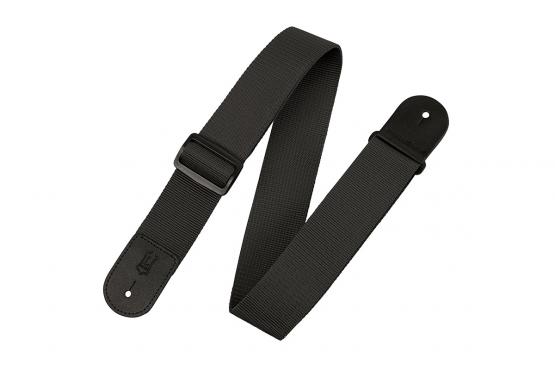 LEVY'S M8POLY-BLK CLASSICS SERIES POLYPROPYLENE GUITAR STRAP (BLACK): 1