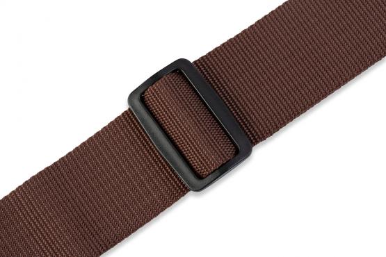 LEVY'S M8POLY-BRN CLASSICS SERIES POLYPROPYLENE GUITAR STRAP (BROWN): 2
