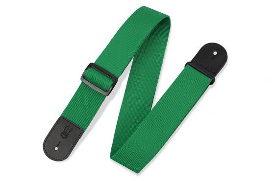 LEVY'S M8POLY-GRN CLASSICS SERIES POLYPROPYLENE GUITAR STRAP (GREEN): 1