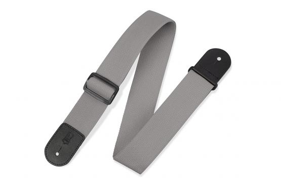 LEVY'S M8POLY-GRY CLASSICS SERIES POLYPROPYLENE GUITAR STRAP (GREY): 1