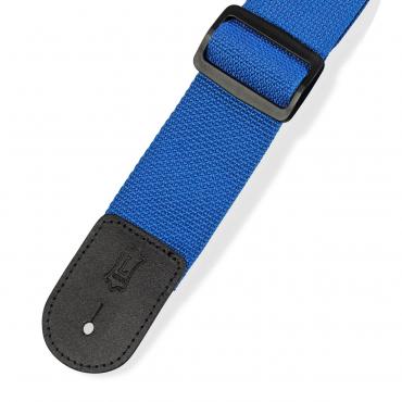 LEVY'S M8POLY-ROY CLASSICS SERIES POLYPROPYLENE GUITAR STRAP (ROYAL BLUE): 2