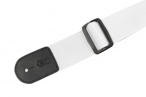 LEVY'S M8POLY-WHT CLASSICS SERIES POLYPROPYLENE GUITAR STRAP (WHITE): 2