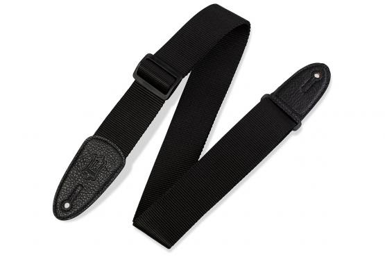 LEVY'S M8-BLK CLASSICS SERIES POLYPROPYLENE GUITAR STRAP (BLACK): 1