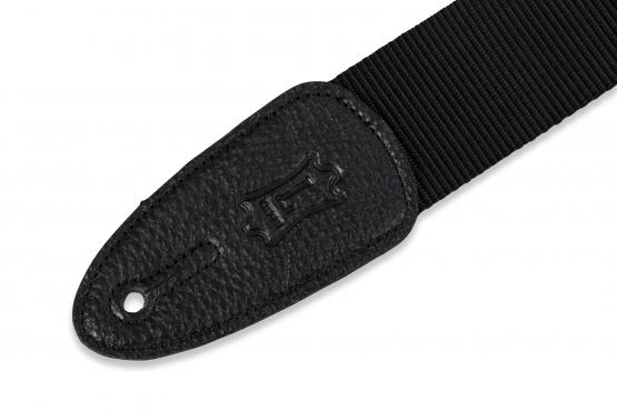 LEVY'S M8-BLK CLASSICS SERIES POLYPROPYLENE GUITAR STRAP (BLACK): 4