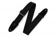 LEVY'S MC8-BLK CLASSICS SERIES COTTON GUITAR STRAP (BLACK): 1