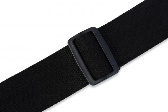 LEVY'S MC8-BLK CLASSICS SERIES COTTON GUITAR STRAP (BLACK): 2