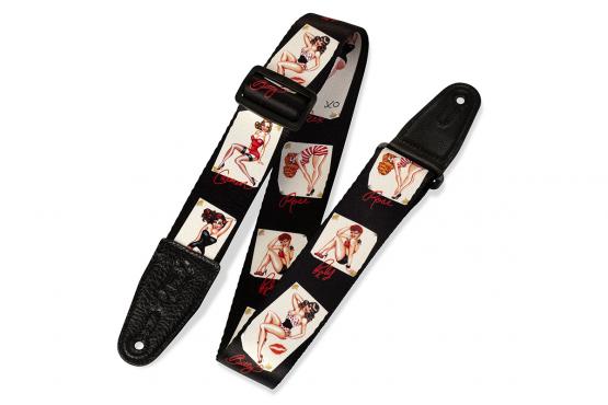 LEVY'S MPS2-072 PRINT SERIES GUITAR STRAP (GIRLS): 1