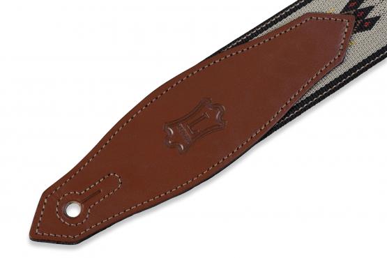 LEVY'S MSSN80-TAN PRINT SERIES GUITAR STRAP (SOUTHWEST): 4