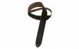 LEVY'S MS12-BLK CLASSICS SERIES SUEDE GUITAR STRAP (BLACK): 1