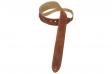 LEVY'S MS12-BRN CLASSICS SERIES SUEDE GUITAR STRAP (BROWN): 1