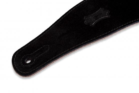 LEVY'S MS26-BLK CLASSICS SERIES SUEDE GUITAR STRAP (BLACK): 3
