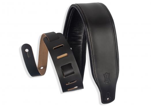 LEVY'S M26PD-BLK CLASSICS SERIES PADDED GUITAR STRAP (BLACK): 1