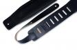 LEVY'S DM1PD-BLK HEIRLOOM SERIES GUITAR STRAP (BLACK): 2