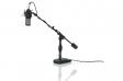 Gator FRAMEWORKS GFW-MIC-0822 Telescoping Boom Mic Stand Podcasting & Bass Drum: 2