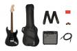 Squier by Fender Affinity Strat Pack HSS CHARCOAL FROST METALLIC: 1