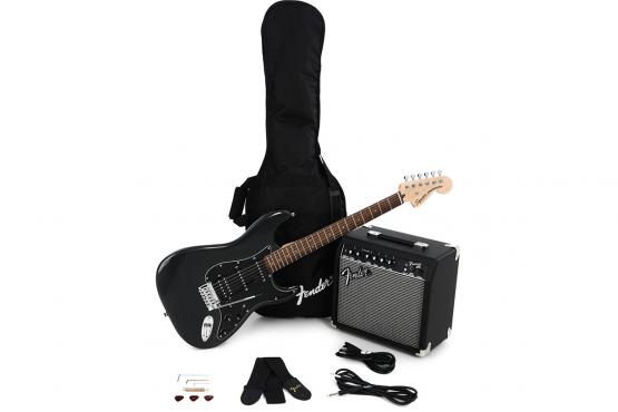 Squier by Fender Affinity Strat Pack HSS CHARCOAL FROST METALLIC: 2