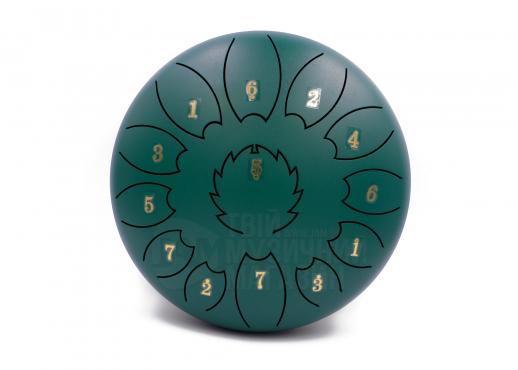 Fzone STD10I13N Green STEEL TONGUE DRUM: 1