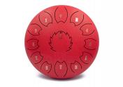 Fzone STD12I13N Red STEEL TONGUE DRUM