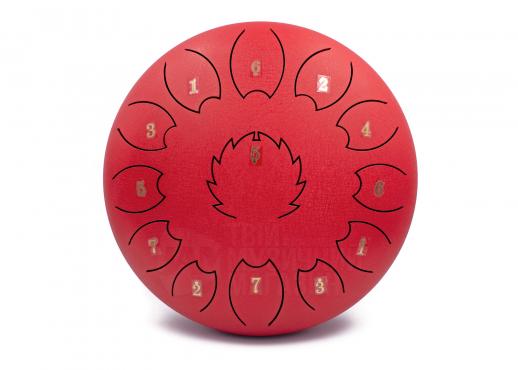 Fzone STD12I13N Red STEEL TONGUE DRUM: 1