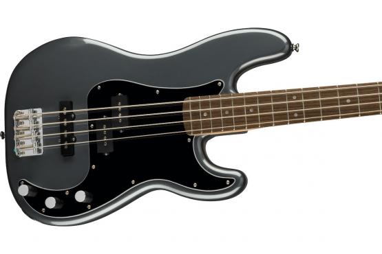Squier by Fender Affinity Series Precision Bass PJ LR Charcoal Frost Metallic: 2