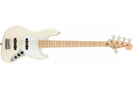 Squier by Fender Affinity Series Jazz Bass V MN Olympic White: 1
