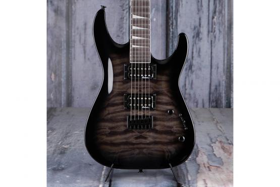 Jackson JS32Q DKA Dinky Arch Top HT Transparent Black Burst: 3