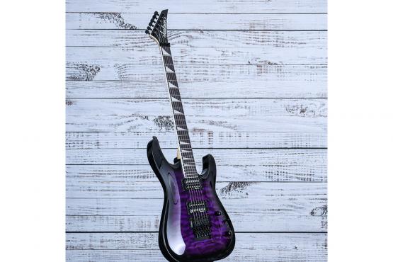 Jackson JS32Q DKA Dinky Arch Top Transparent Purple Burst: 4