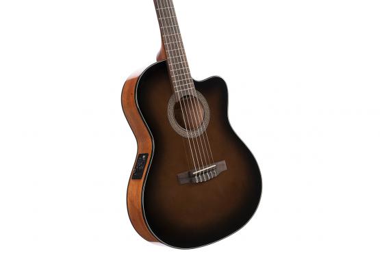 Cort Jade E Nylon (Dark Brown Burst): 2