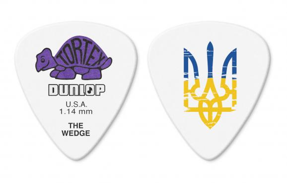 Dunlop Tortex Wedge Custom Ukr 1.14: 2