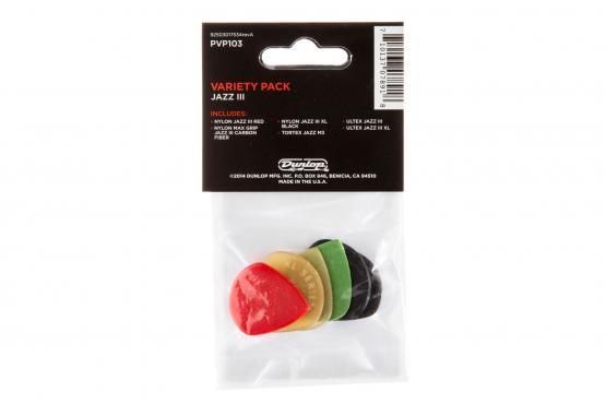 Dunlop Jazz III Pick Variety Pack: 1